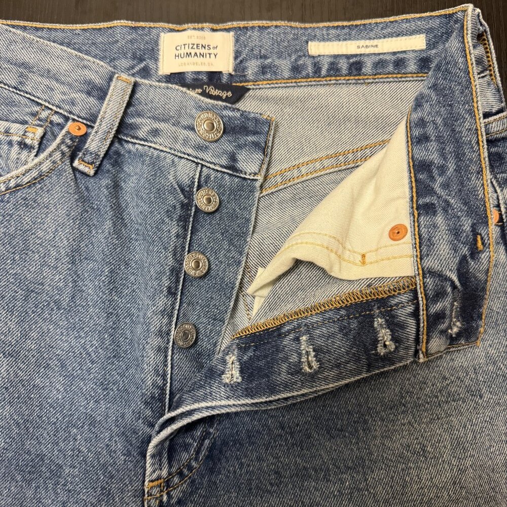 Citizens of Humanity Sabine Jeans Women's 25 High Rise Straight Denim 1966-769 - Picture 5 of 16